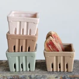 Stoneware Berry Bowl Collection Set of 4