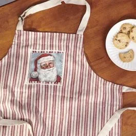 Striped Santa Apron