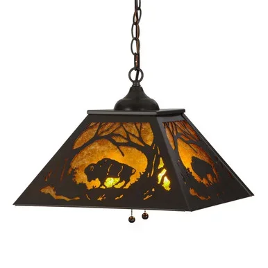 Sunrise Buffalo Pendant Light