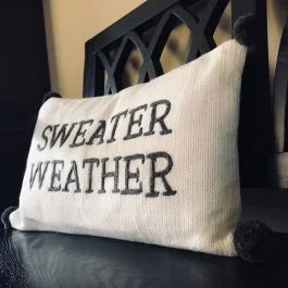 Sweater Weather Accent Pillow