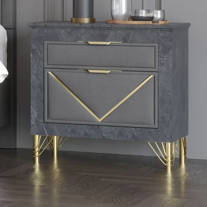 Symmetry 2-Drawer Nightstand