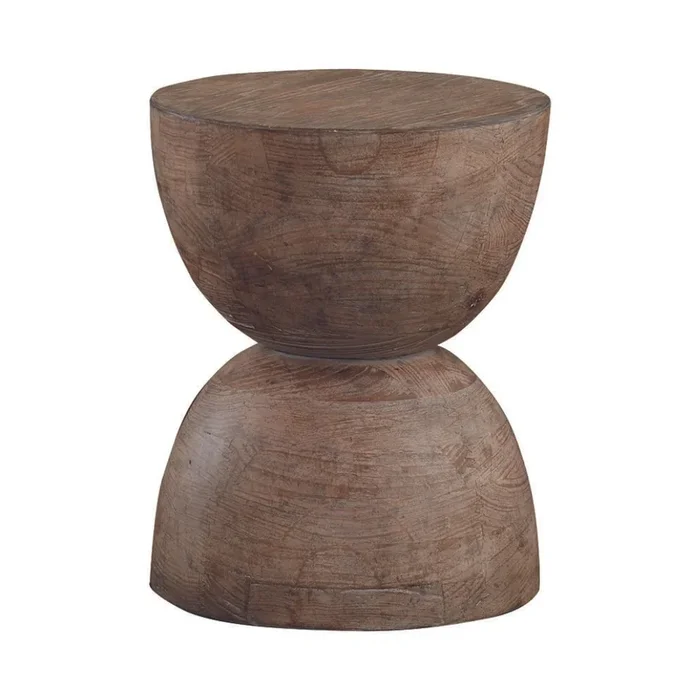 Tahiti Brown Round Lamp Table