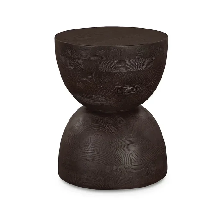Tahiti Ember Round Lamp Table