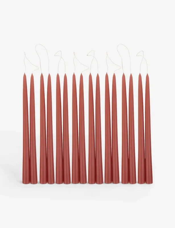 Taper Candles, 12″ (Set of 8 pairs)