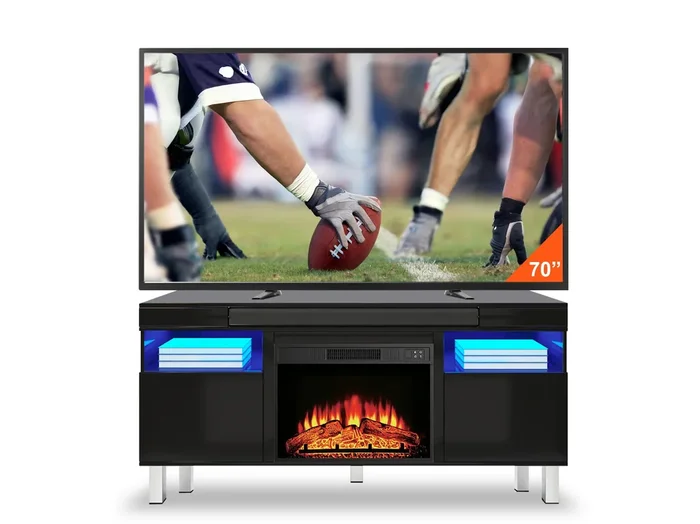 Technical Pro Bluetooth Entertainment Center w/Fireplace
