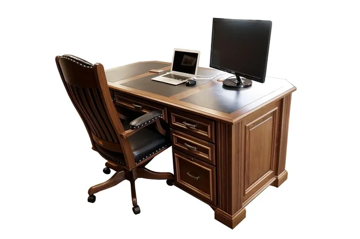 The James Miller Solid Wood Executive Desk