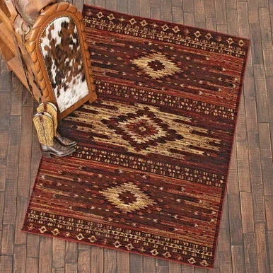 Three Spirits Red Rug – 8 x 10 – OUT OF STOCK UNTIL 12/24/2025