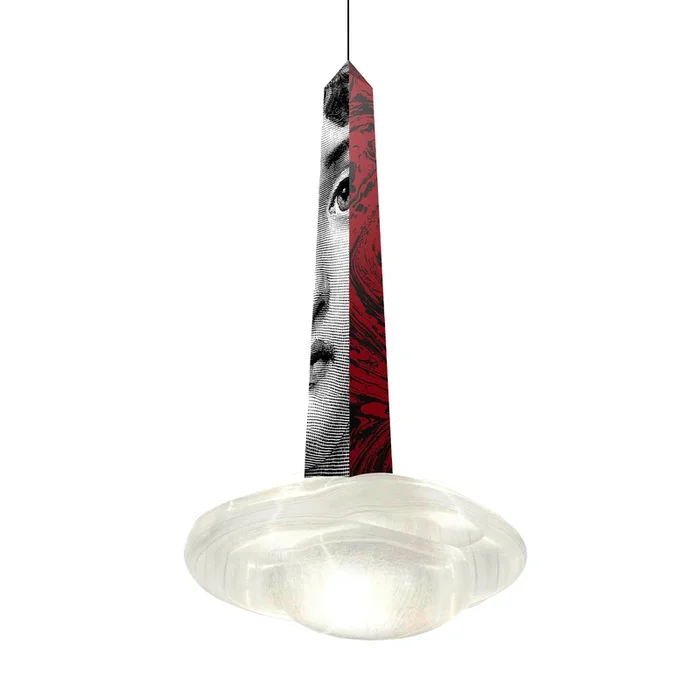 Through The Clouds Small Pendant Lamp by Atelier Fornasetti