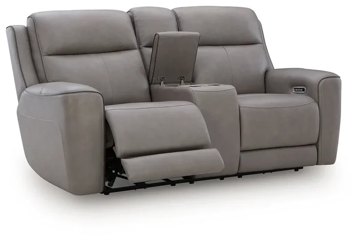 Time-Piece Pwr Rec Loveseat/Con/Adj Hdrst