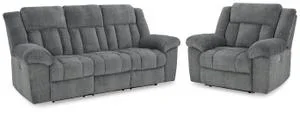Tip-off Power Reclining Sofa and Recliner