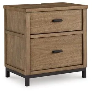 Tomtyn Nightstand Two Drawer Night Stand