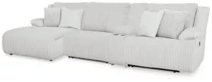 Top Tier 4-piece Reclining Sectional With Chaise