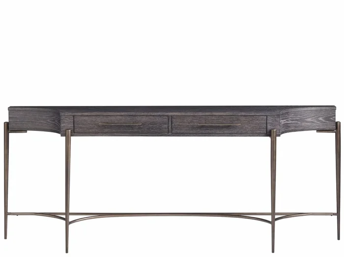 Transitional 2-Drawer Console Table