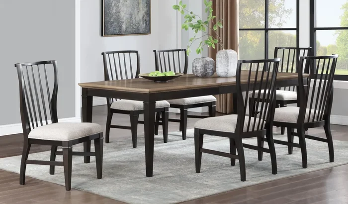 Transitional 7-Piece Dining Set