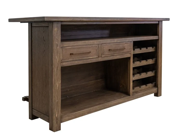 Transitional Bar with Metal Foot Rail
