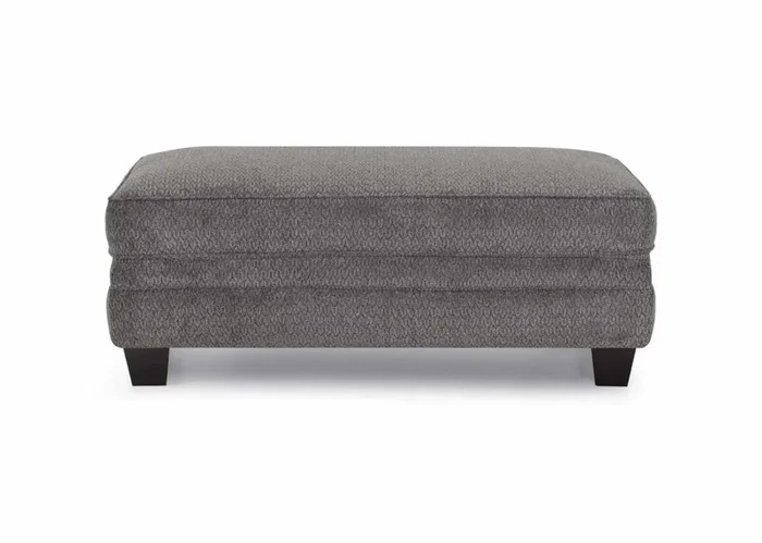 Transitional Rectangular Accent Ottoman