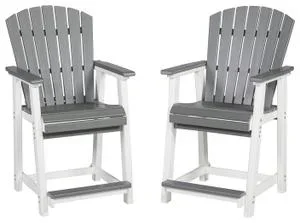 Transville Outdoor Counter Height Bar Stool (set of 2)