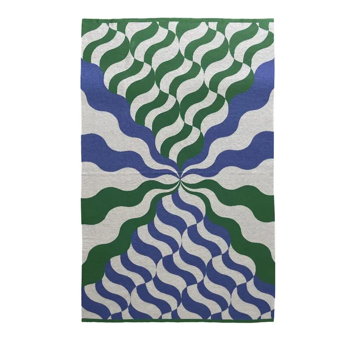 Trip 6 Polychrome Tapestry/Blanket by Serena Confalonieri