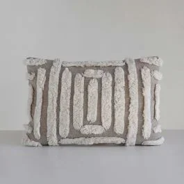 Tufted Shag Throw Pillow