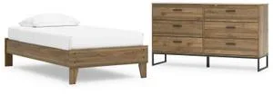 Twin Platform Bed With Dresser