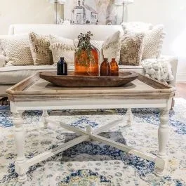 Two Tone Rustic Coffee Table