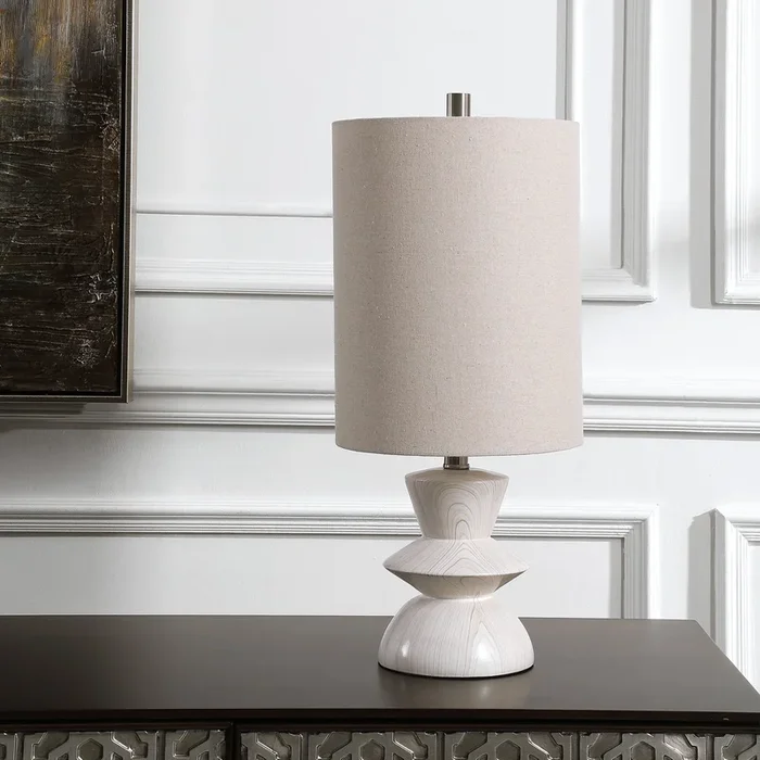 Uttermost Stevens Bleached Wood Buffet Lamp
