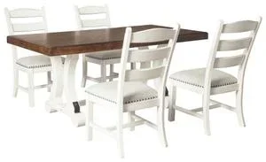 Valebeck Dining Table and 4 Chairs