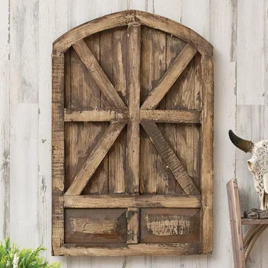 Valley Ranch Rustic Window Wall Art – Natural