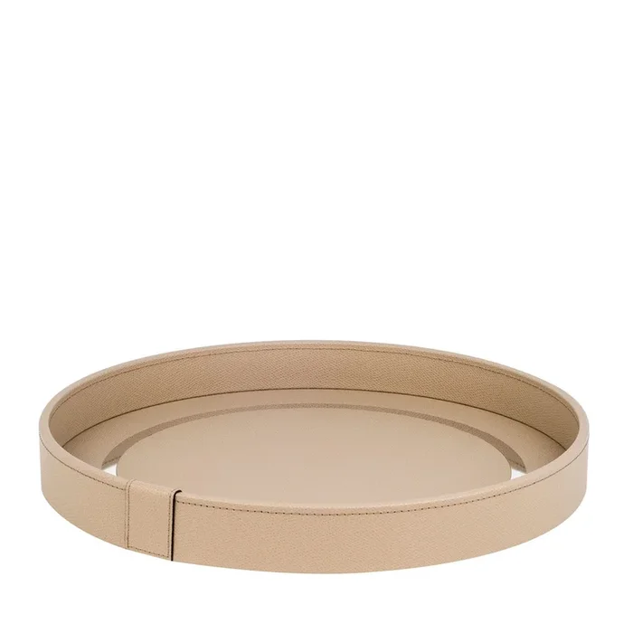 Venere Small Round Taupe Tray