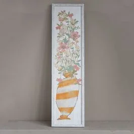 Vibrant Floral Wood Wall Decor