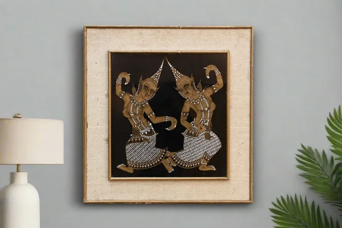 Vintage Framed Thai Dancers (Trade)