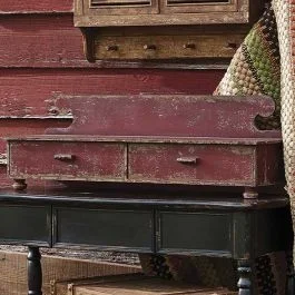 Vintage Inspired 2 Drawer Counter Shelf