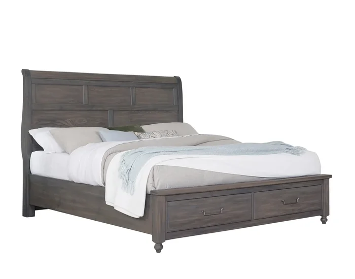 Vista King Sleigh Storage Bed