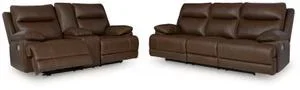 Vonryan Power Reclining Sofa and Loveseat