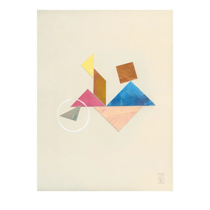 W Tangram N.01 Print
