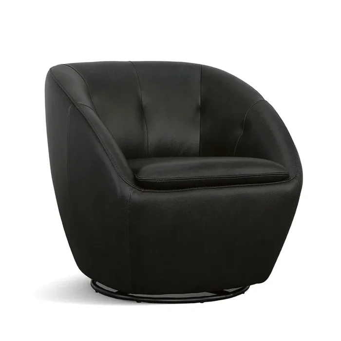 Wade Swivel Chair in Black