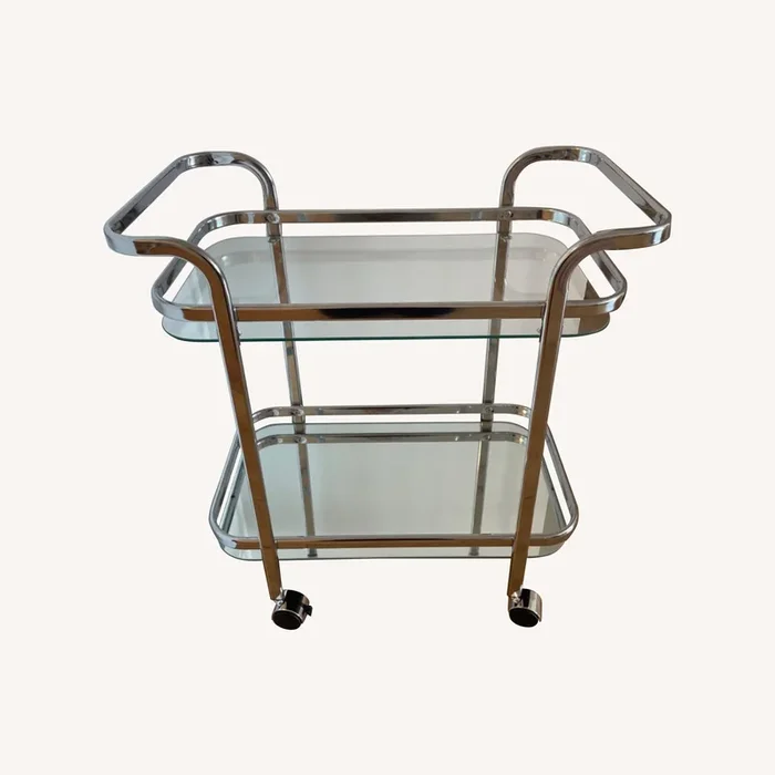Wayfair Silver Bar Cart
