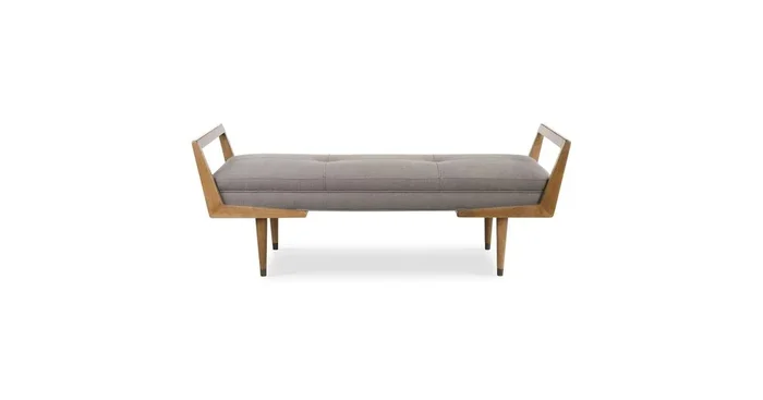 Waylon Bench, Taupe Gray
