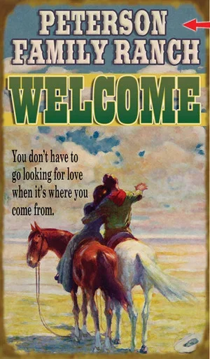 Western Welcome Sign – 23 x 39