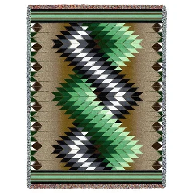 Whirlwind Sage Tapestry Throw