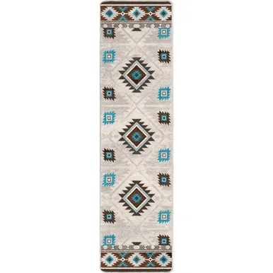 Whiskey River Glacier Rug – 2 x 8