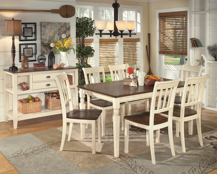 Whitesburg Dining Table and 6 Chairs