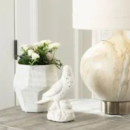 Whitewashed Dove Figure Set of 2