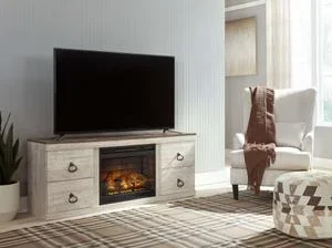 Willowton TV Stand With Electric Fireplace