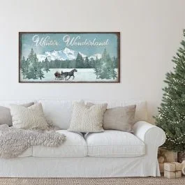 Winter Wonderland Canvas Wall Art