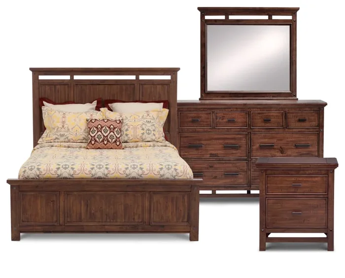 Wolf Creek Panel Storage 4 Pc. Bedroom Set