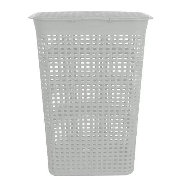 Woven Pattern Laundry Hamper, 50l