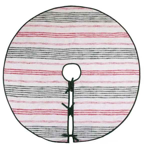 Woven Textured Base Tree Skirt