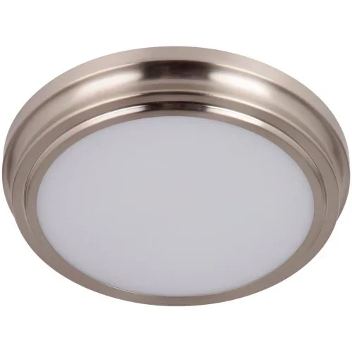 X66 Series 1 Light 9” LED Flushmount in Brushed Polished Nickel (20|X6609-BNK-LED)