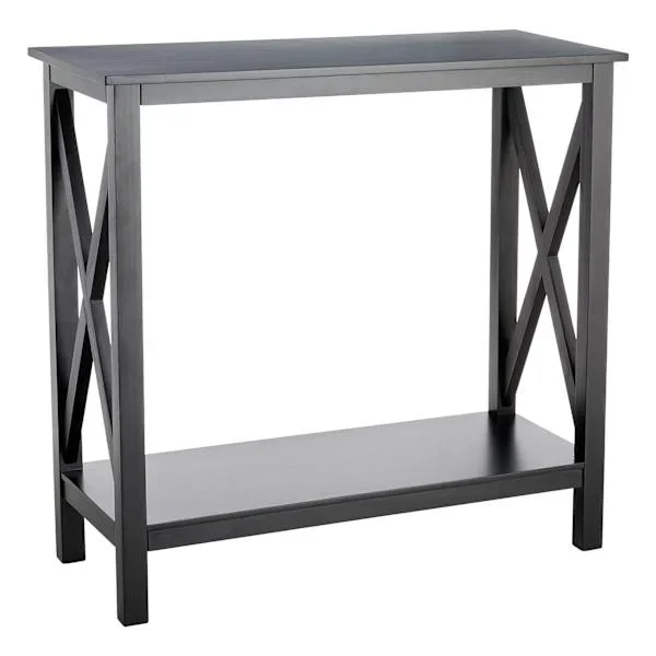 Xavier Black Console Table, 30″